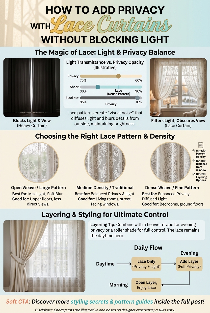 How to Add Privacy with Lace Curtains Without Blocking Light - photo 3