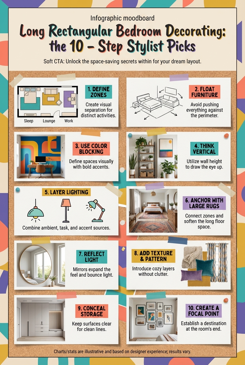 Long Rectangular Bedroom Decorating: the 10 – Step Stylist Picks - photo 4
