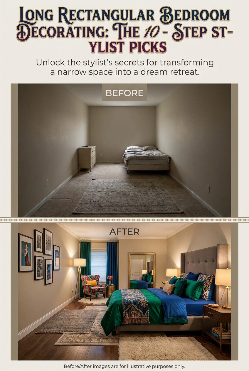 Long Rectangular Bedroom Decorating: the 10 – Step Stylist Picks - photo 5