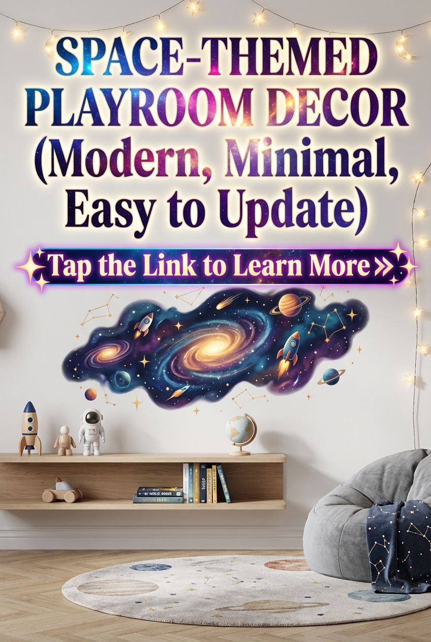 Space-Themed Playroom Decor (Modern, Minimal, Easy to Update) - photo 2