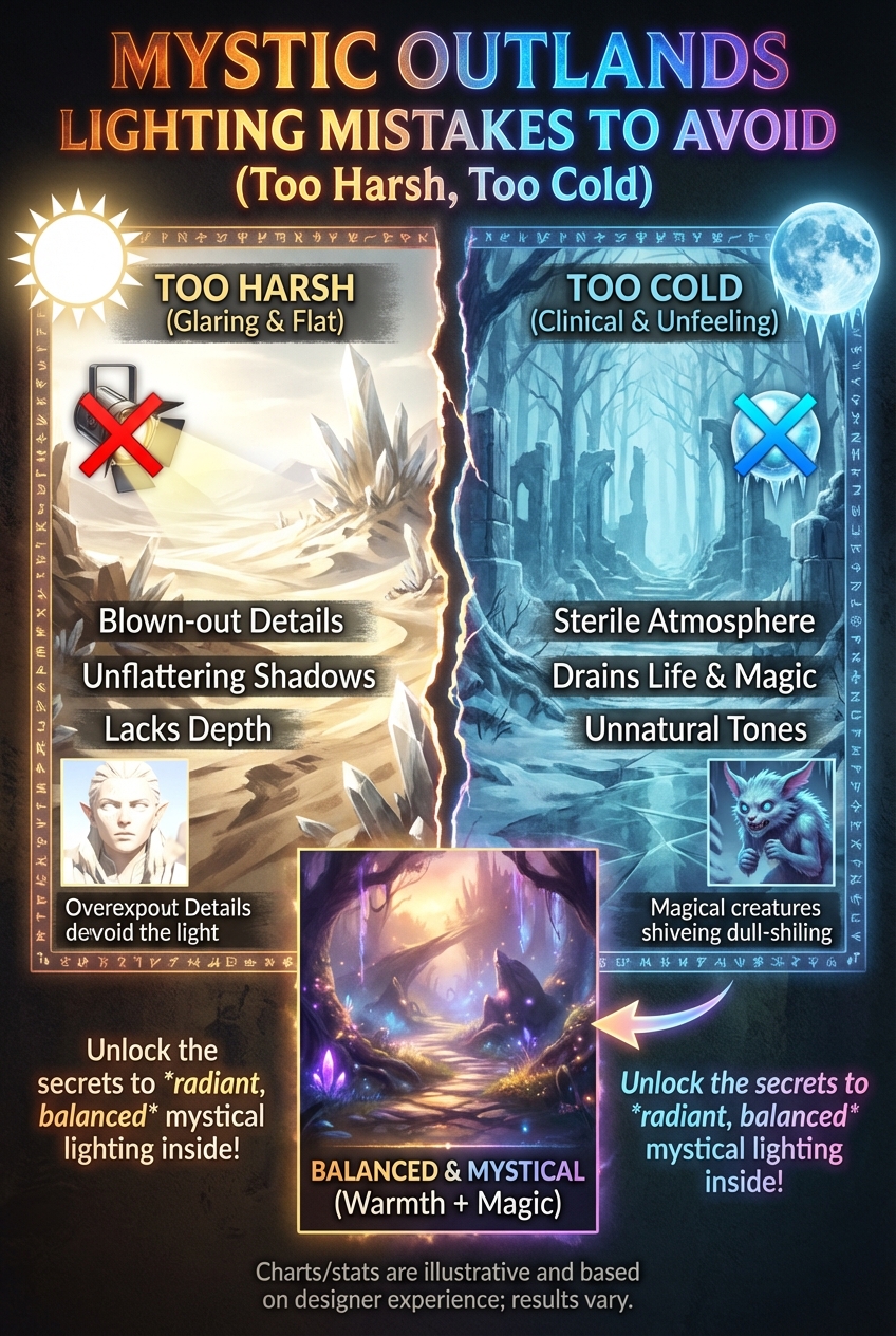 Mystic Outlands Lighting Mistakes to Avoid (Too Harsh, Too Cold) - photo 4