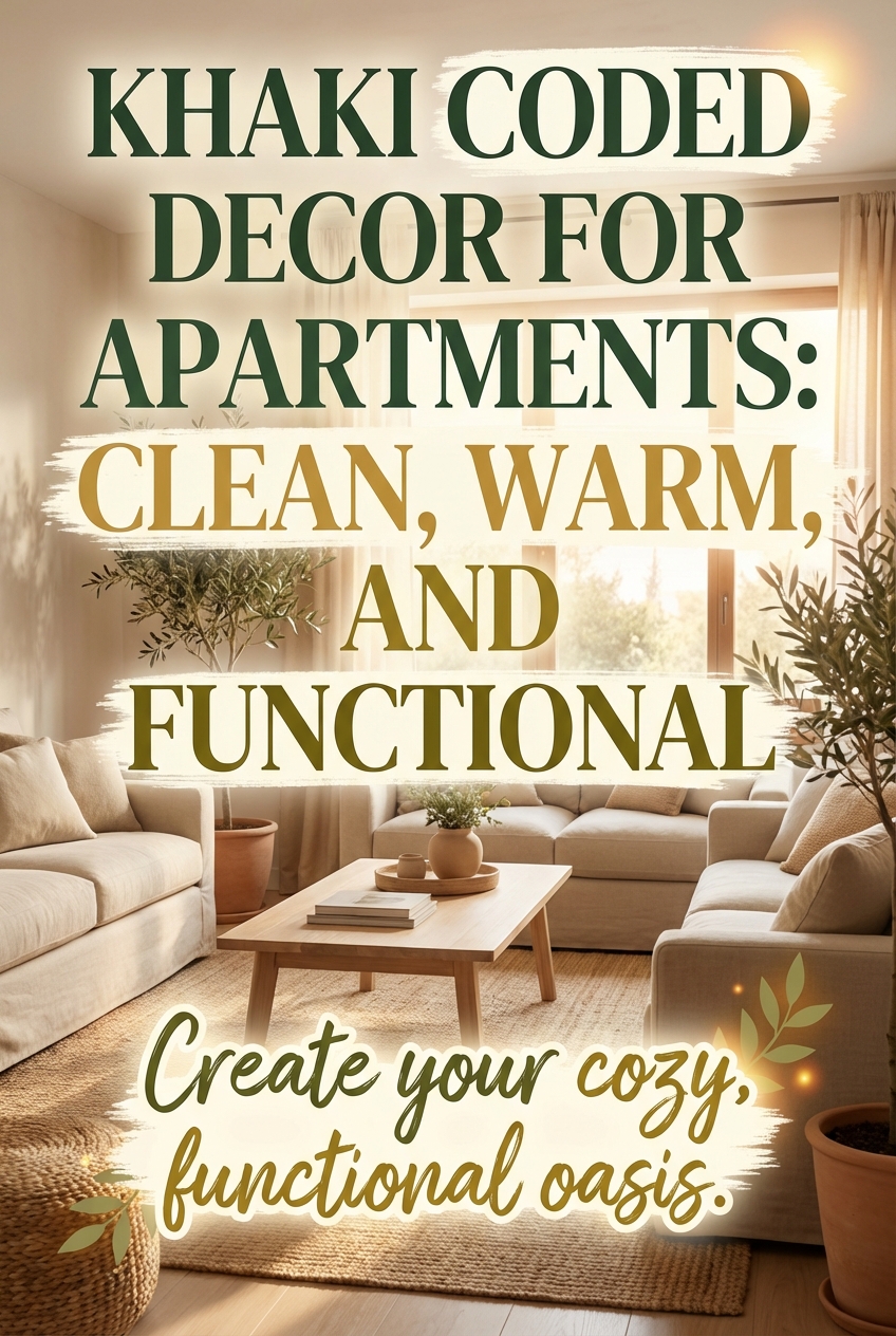 Khaki Coded Decor for Apartments: Clean, Warm, and Functional - photo 2