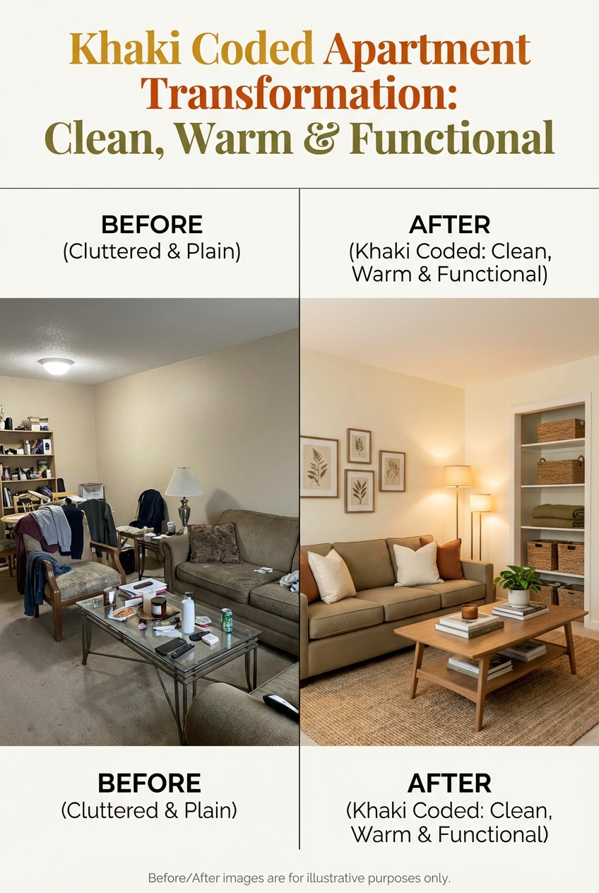 Khaki Coded Decor for Apartments: Clean, Warm, and Functional - photo 5