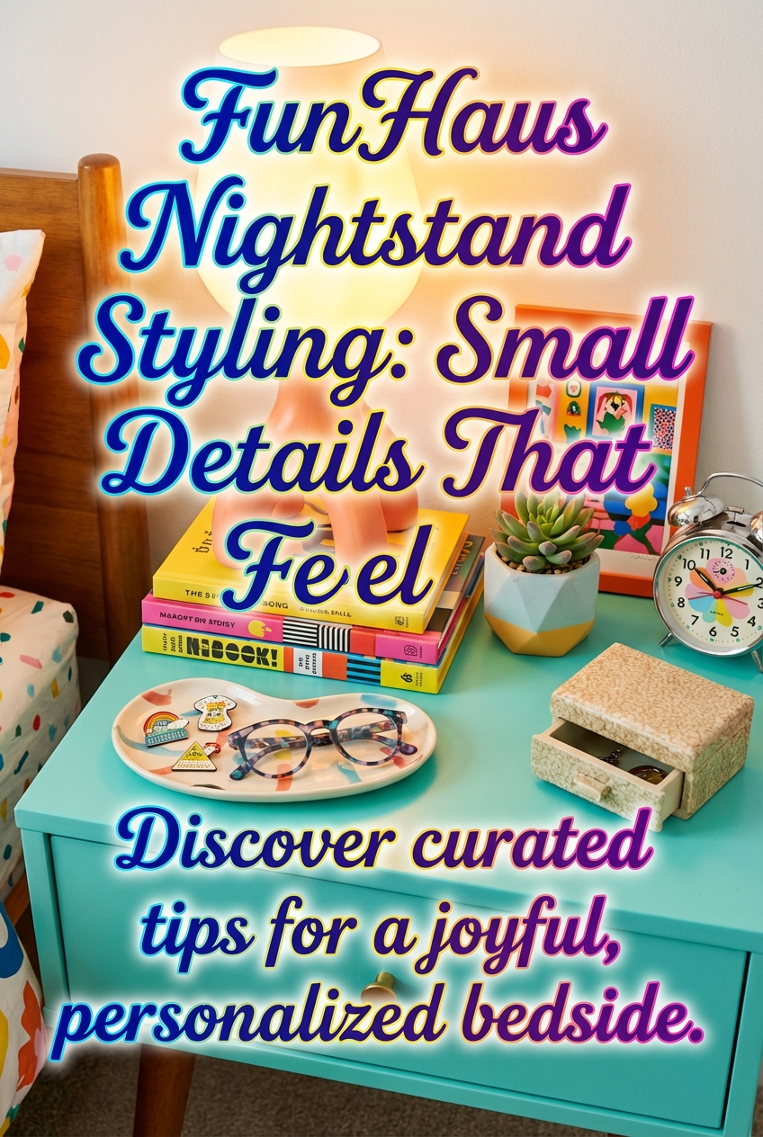 FunHaus Nightstand Styling: Small Details That Feel Intentional - photo 2