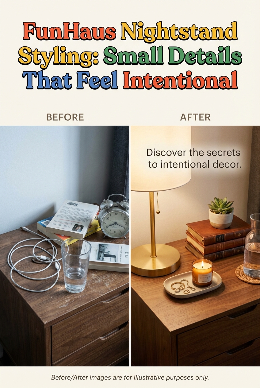 FunHaus Nightstand Styling: Small Details That Feel Intentional - photo 5
