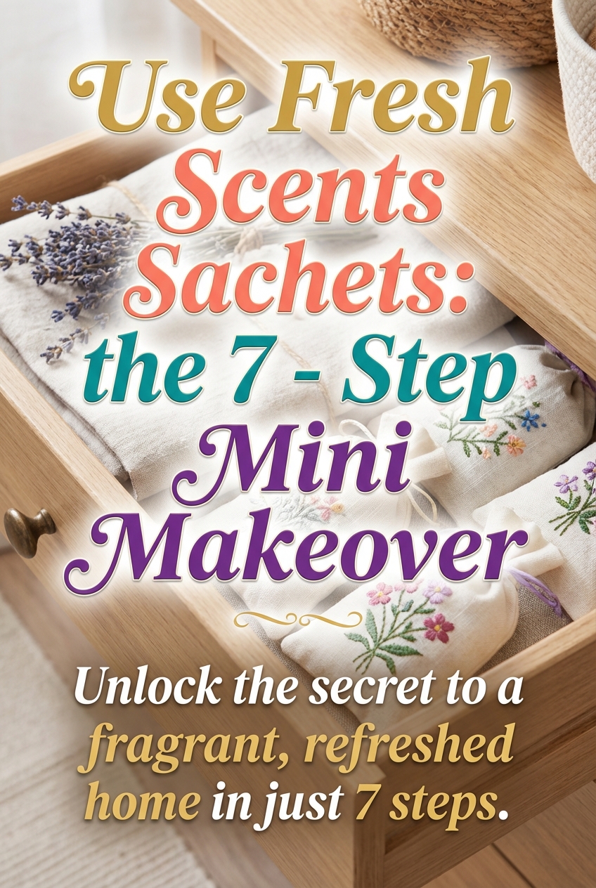 Use Fresh Scents Sachets: the 7 – Step Mini Makeover - photo 2
