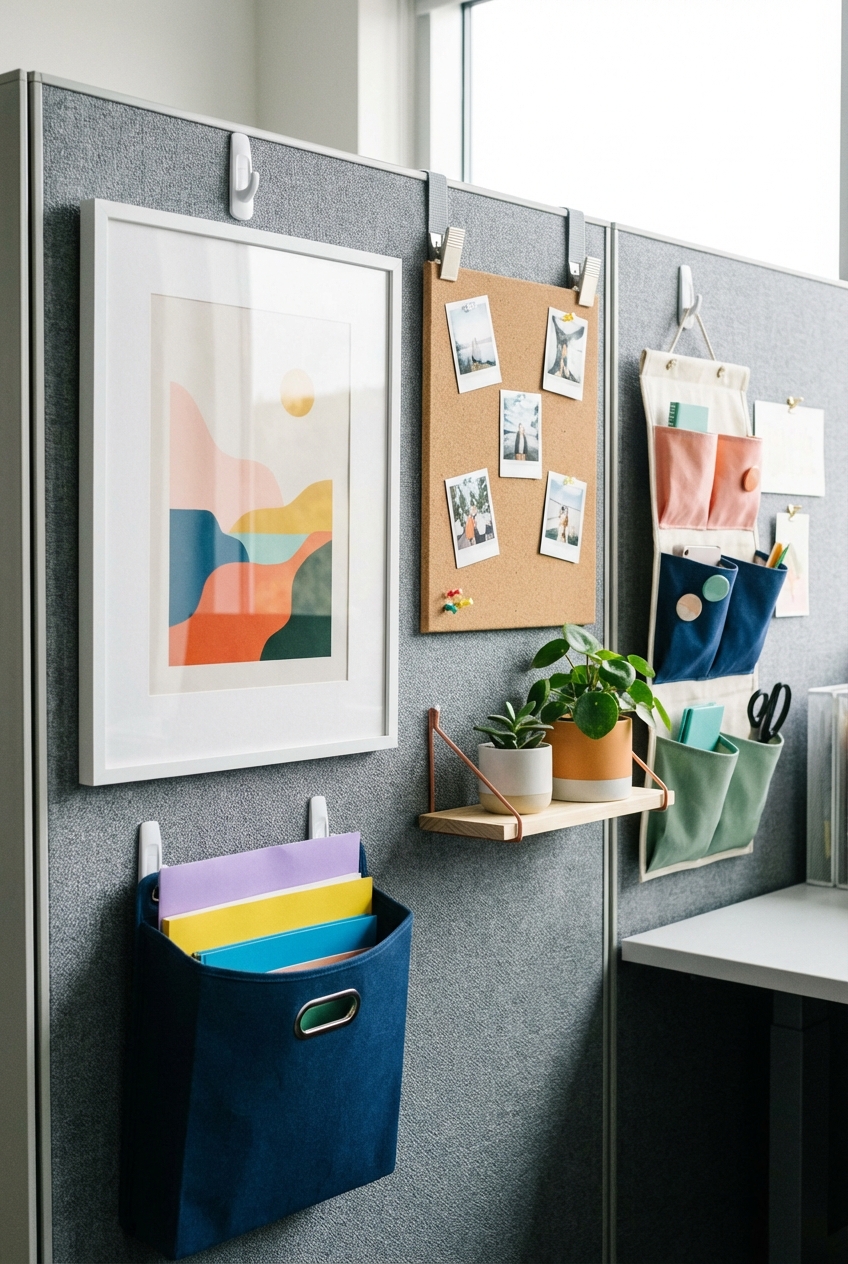 How to Hang Things on Cubicle Walls without Damage