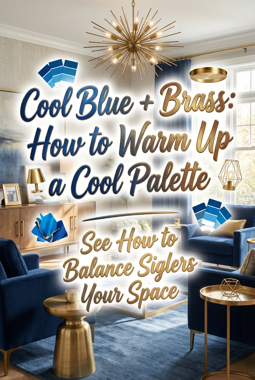 Cool Blue + Brass: How to Warm Up a Cool Palette - photo 2