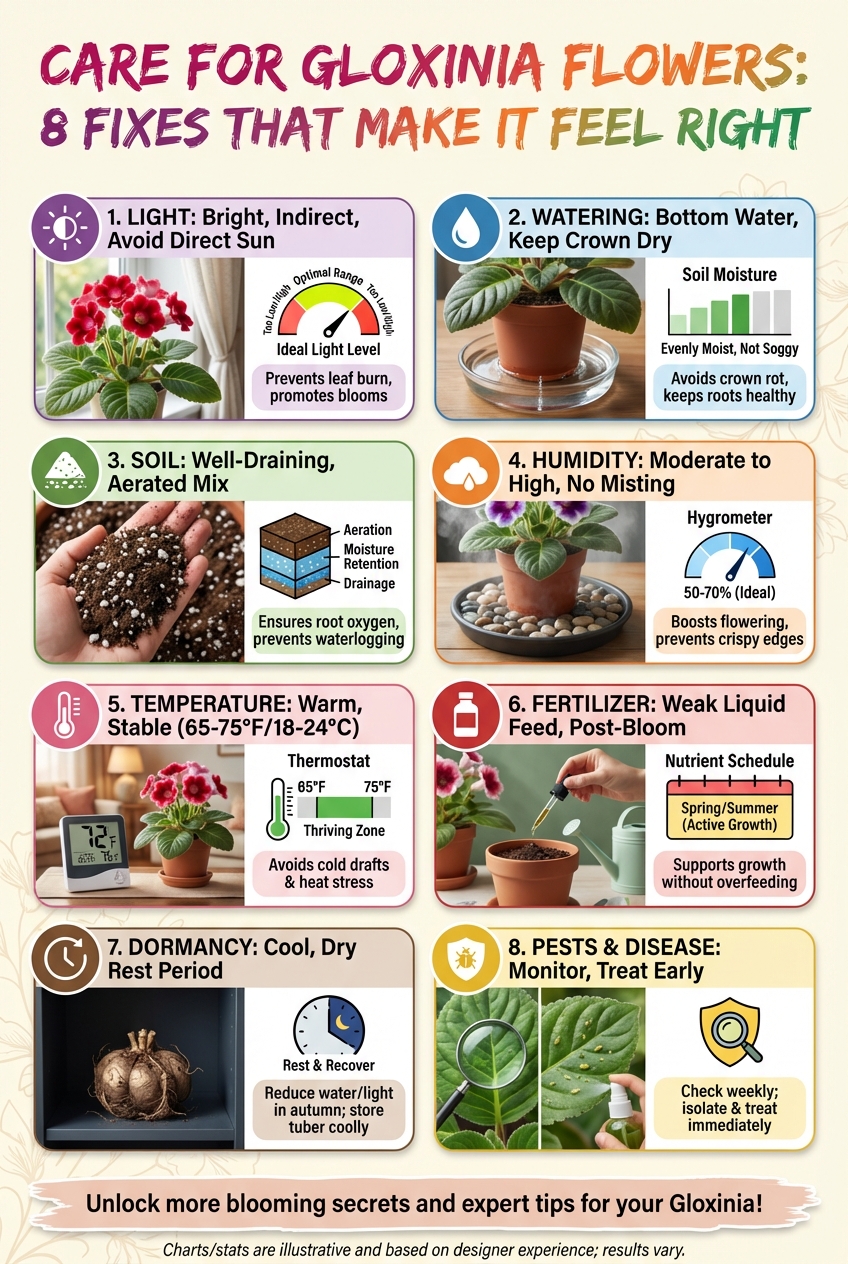 Care for Gloxinia Flowers: 8 Fixes That Make It Feel Right - photo 3