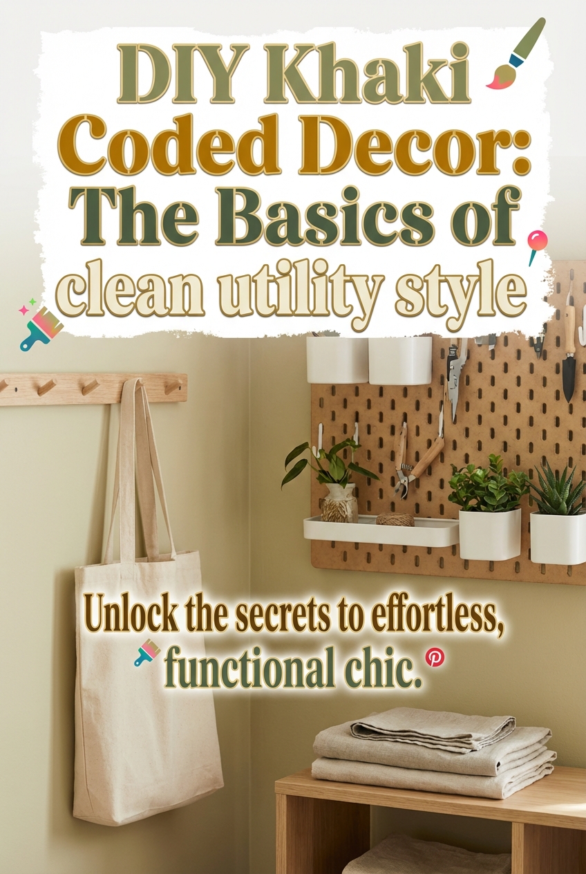 DIY Khaki Coded Decor: The Basics of clean utility style - photo 2