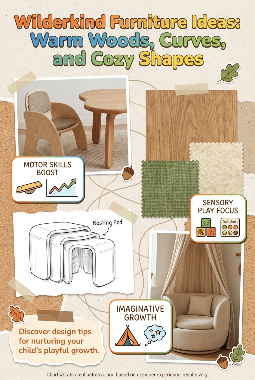 Wilderkind Furniture Ideas: Warm Woods, Curves, and Cozy Shapes - photo 4