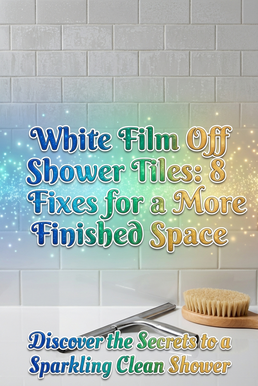 White Film Off Shower Tiles: 8 Fast Fixes for a More Finished Space - photo 2