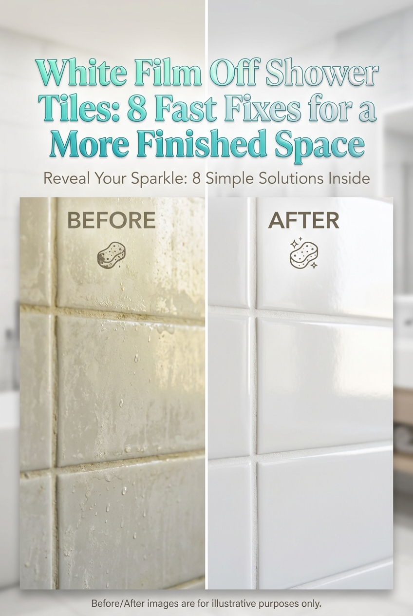 White Film Off Shower Tiles: 8 Fast Fixes for a More Finished Space - photo 5