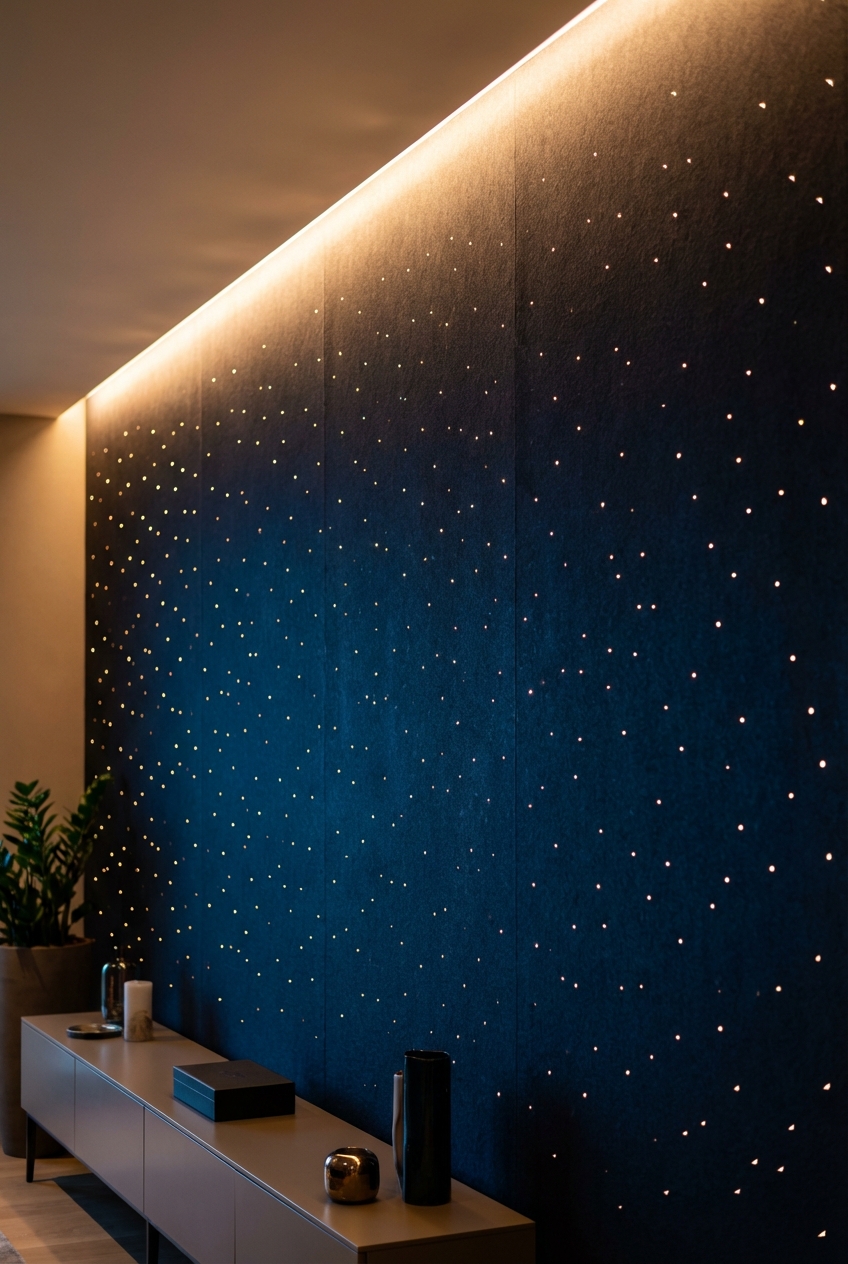 Starry Wall Wash Lighting Ideas Without Projectors