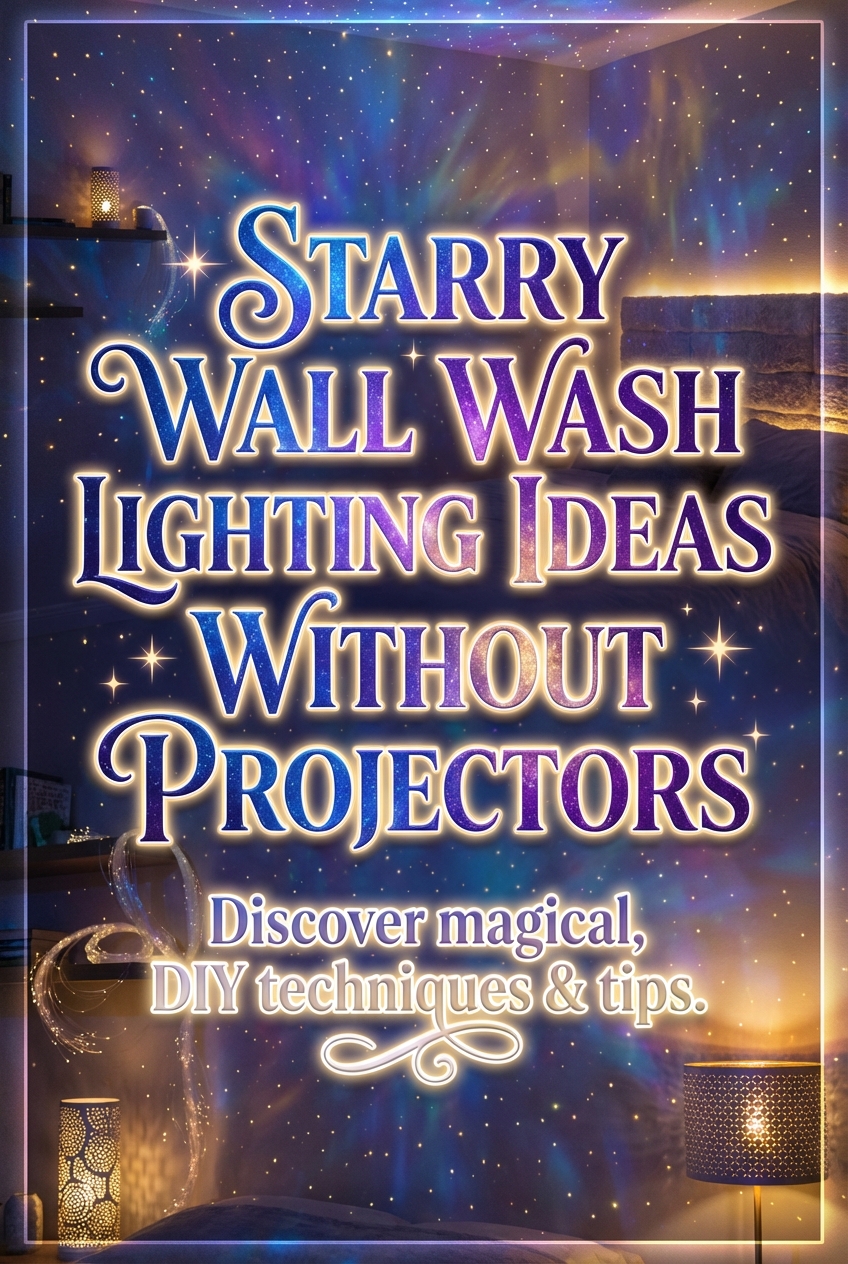 Starry Wall Wash Lighting Ideas Without Projectors - photo 2