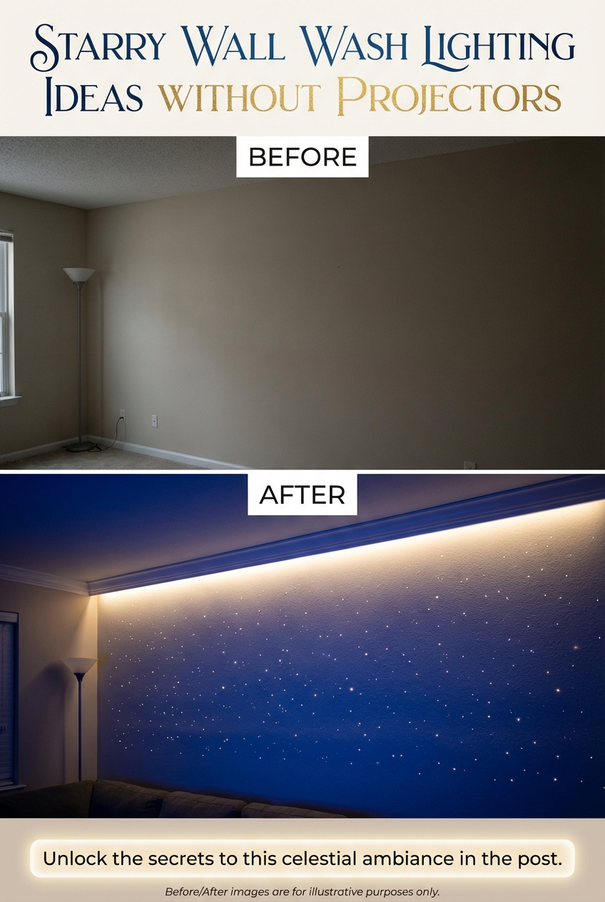 Starry Wall Wash Lighting Ideas Without Projectors - photo 5