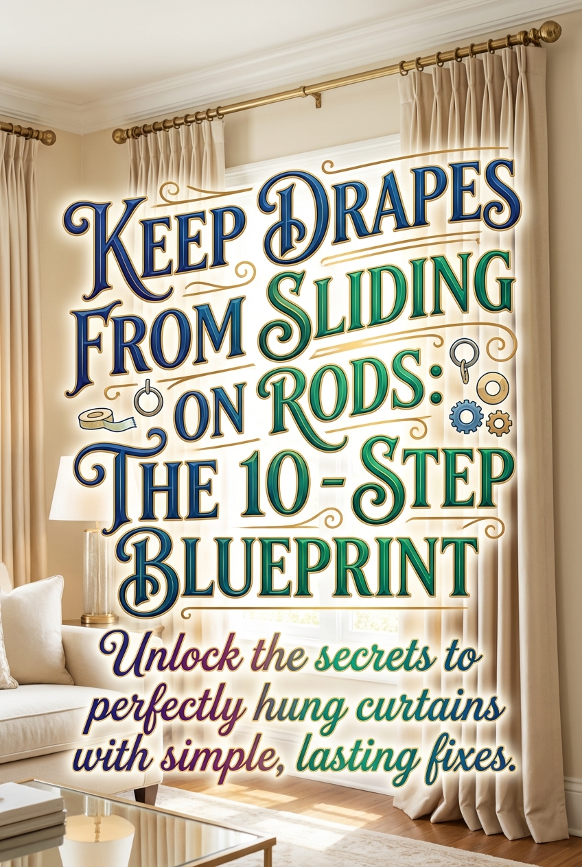Keep Drapes from Sliding on Rods: the 10 – Step Blueprint - photo 2