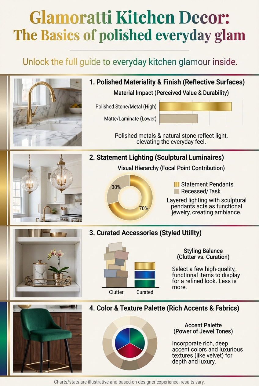 Glamoratti Kitchen Decor: The Basics of polished everyday glam - photo 3