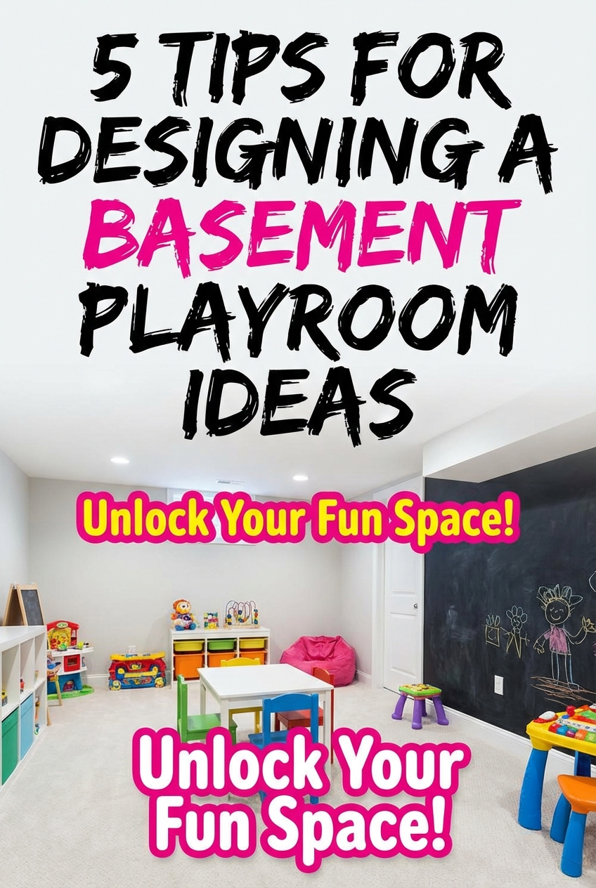 5 Tips for Designing a Basement Playroom Ideas - photo 2