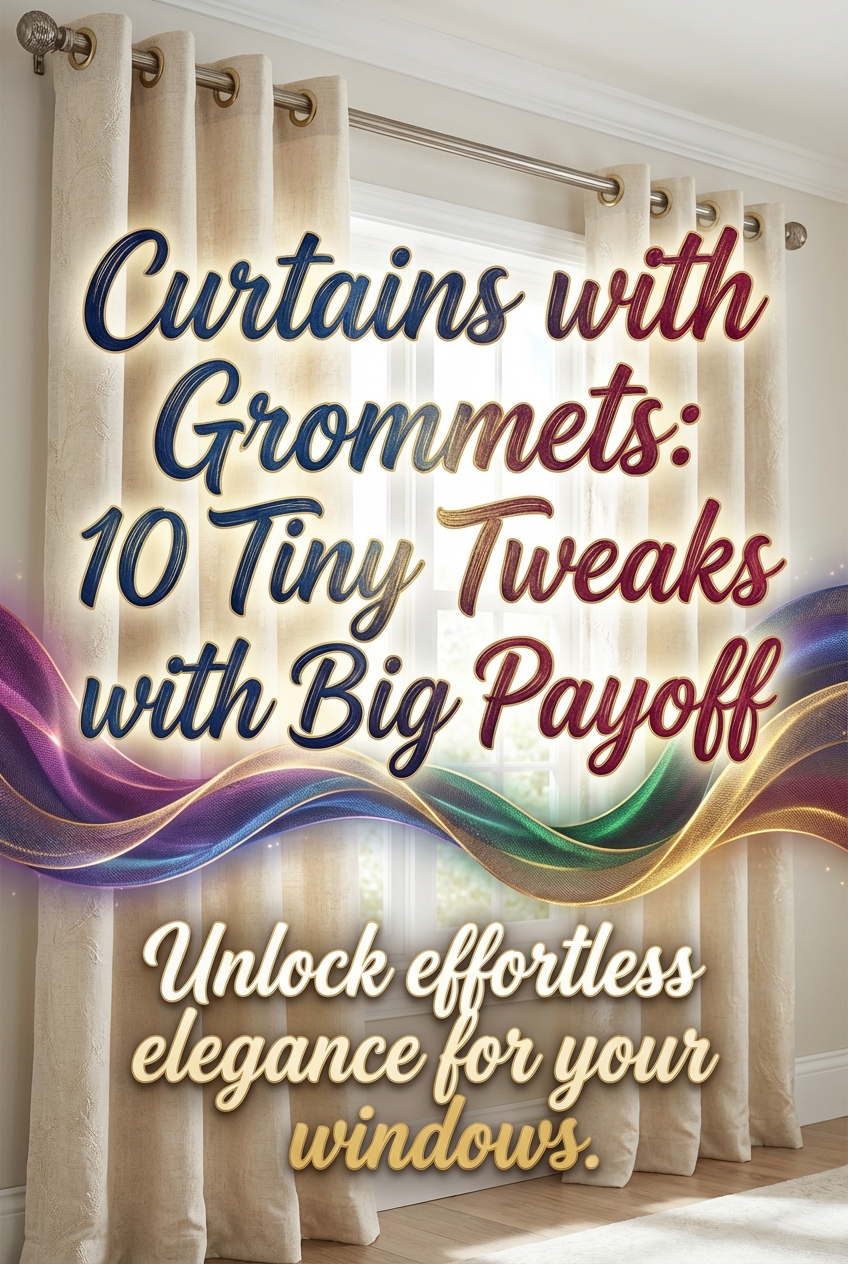 Curtains with Grommets: 10 Tiny Tweaks with Big Payoff - photo 2