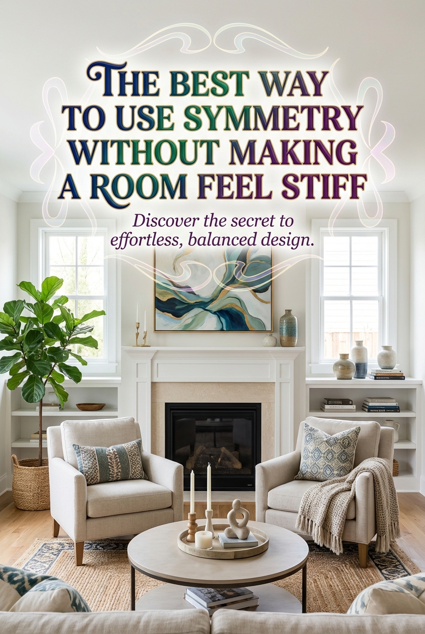 The Best Way to Use Symmetry Without Making a Room Feel Stiff - photo 2