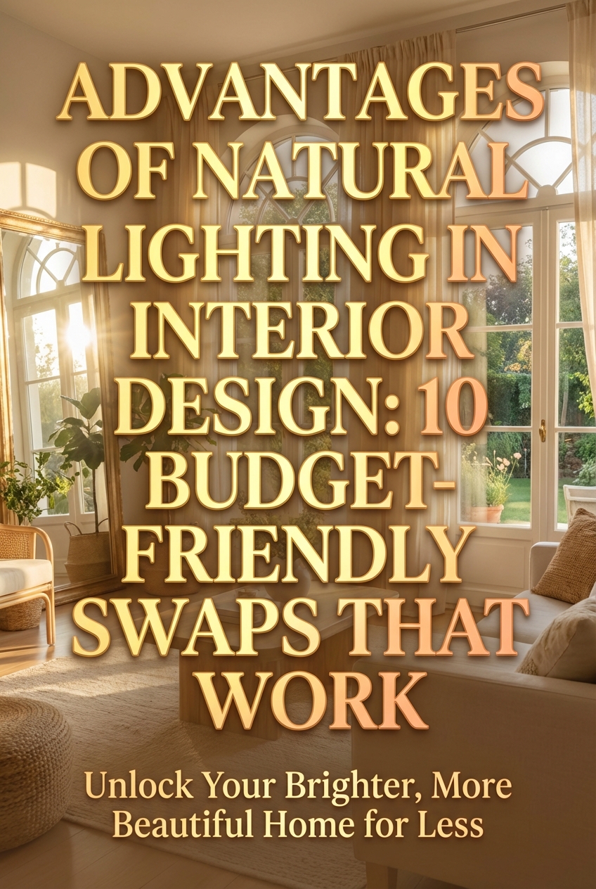 Advantages of Natural Lighting in Interior Design: 10 Budget – Friendly Swaps That Work - photo 2
