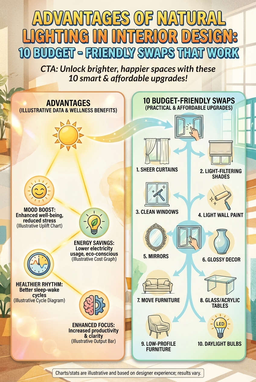 Advantages of Natural Lighting in Interior Design: 10 Budget – Friendly Swaps That Work - photo 4