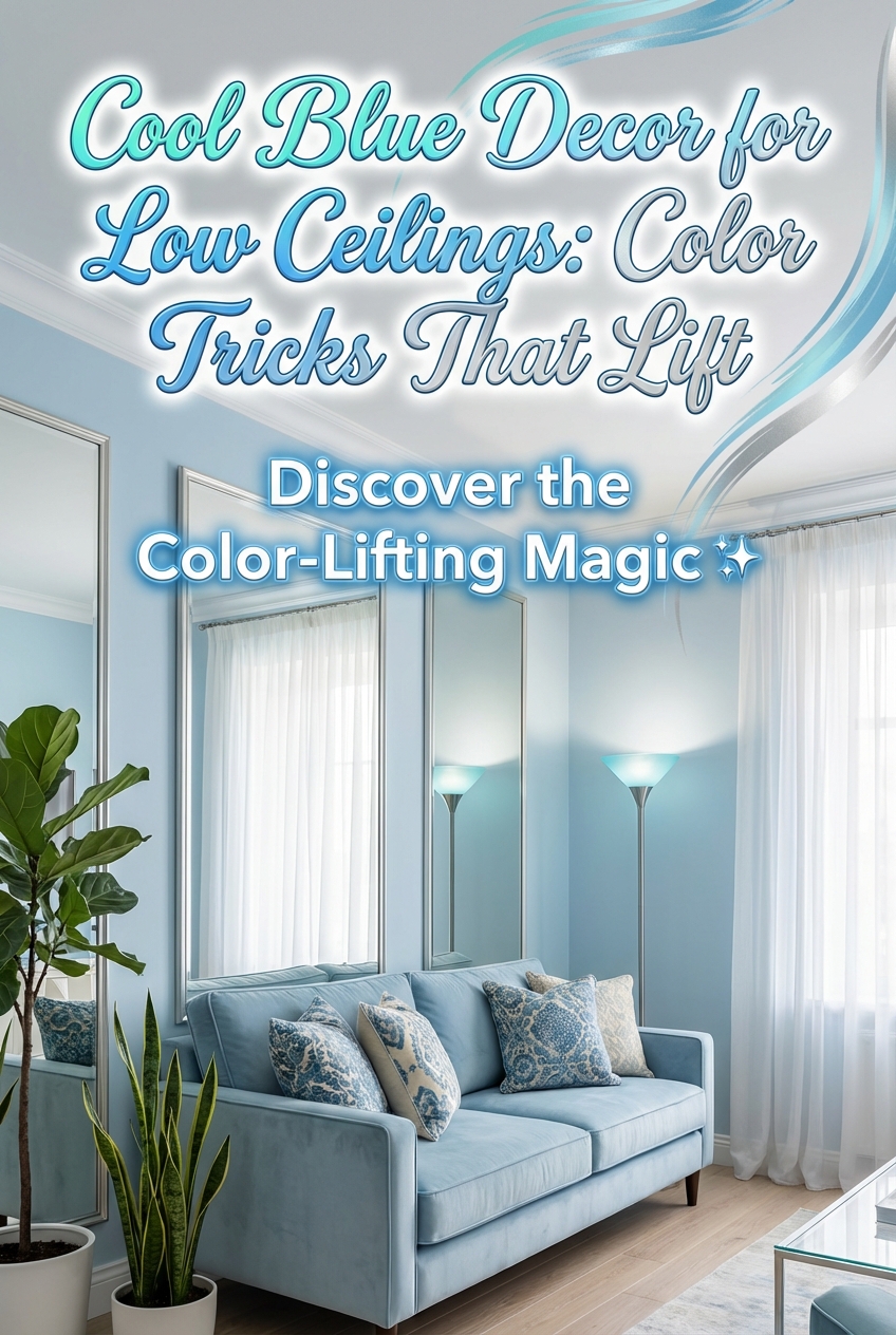 Cool Blue Decor for Low Ceilings: Color Tricks That Lift - photo 2