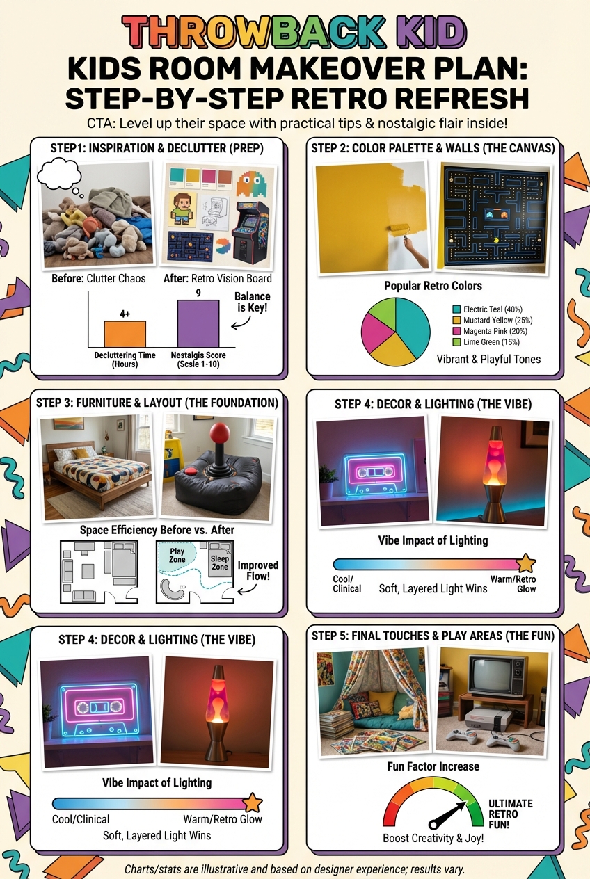 Throwback Kid Kids Room Makeover Plan: Step-by-Step Retro Refresh - photo 3