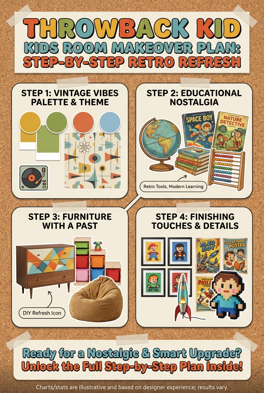 Throwback Kid Kids Room Makeover Plan: Step-by-Step Retro Refresh - photo 4