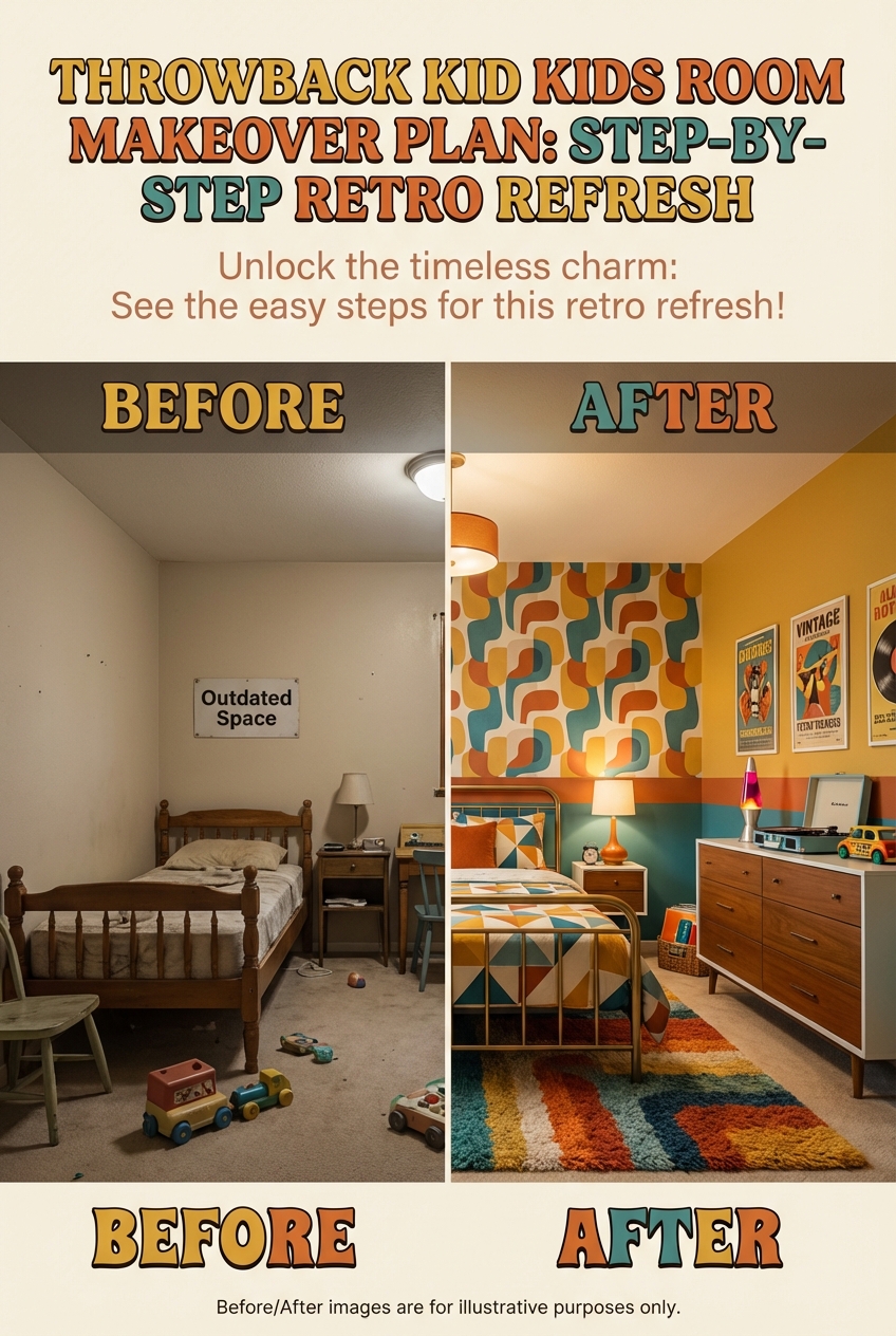 Throwback Kid Kids Room Makeover Plan: Step-by-Step Retro Refresh - photo 5
