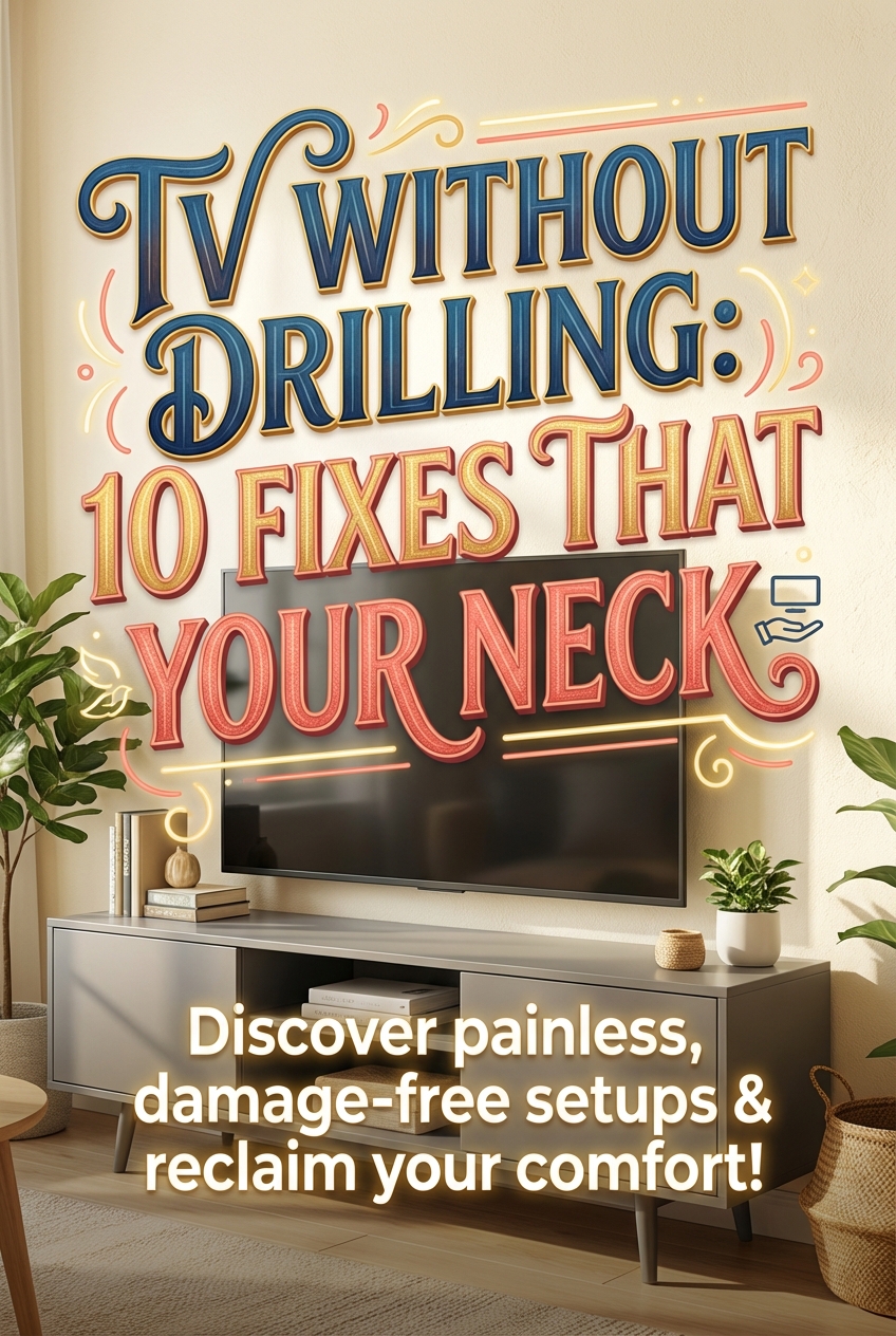 TV Without Drilling: 10 Fixes That Save Your Neck - photo 2