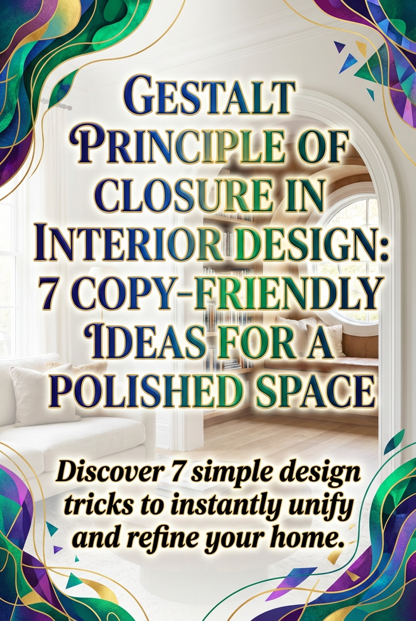 Gestalt Principle of Closure in Interior Design: 7 Copy – Friendly Ideas for a Polished Space - photo 2
