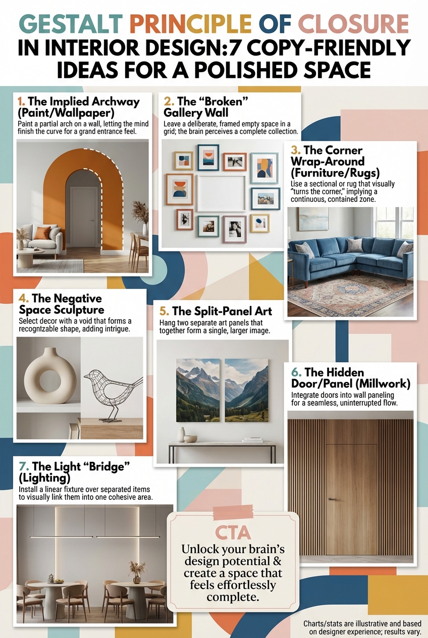 Gestalt Principle of Closure in Interior Design: 7 Copy – Friendly Ideas for a Polished Space - photo 4