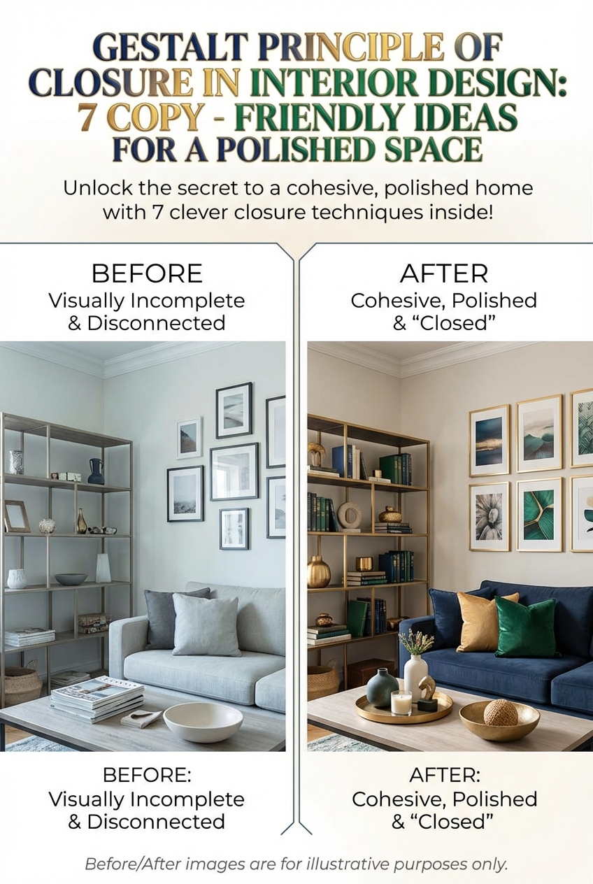Gestalt Principle of Closure in Interior Design: 7 Copy – Friendly Ideas for a Polished Space - photo 5
