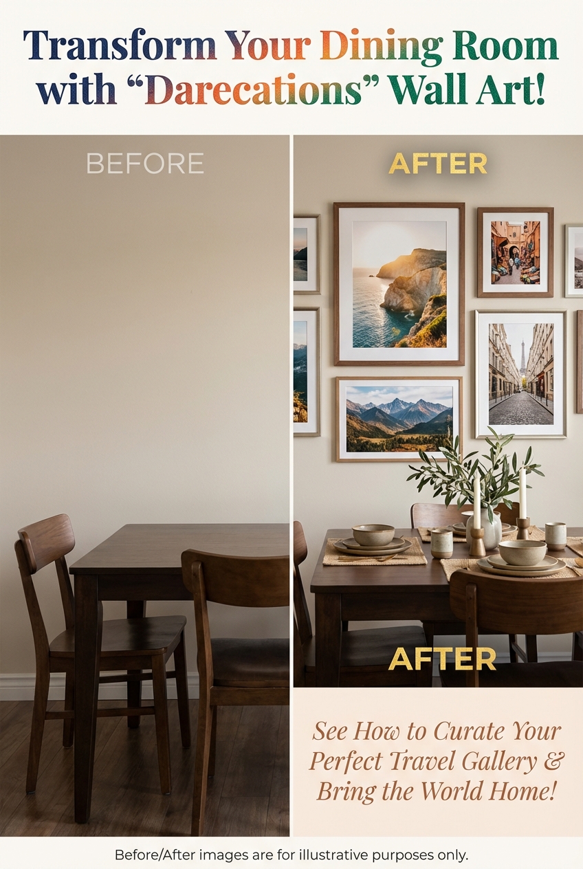 Darecations Wall Art for Dining Rooms: landscapes and travel photos - photo 5