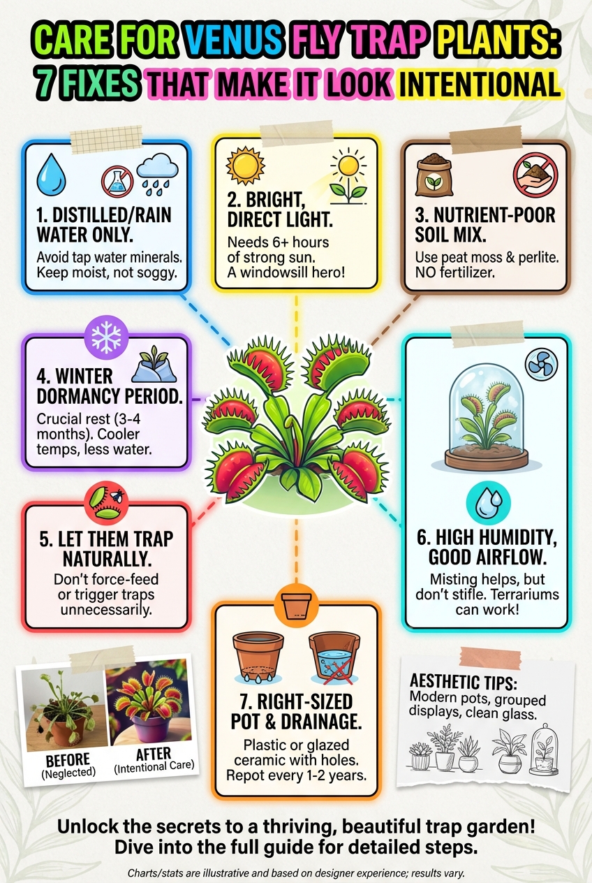 Care for Venus Fly Trap Plants: 7 Fixes That Make It Look Intentional - photo 4