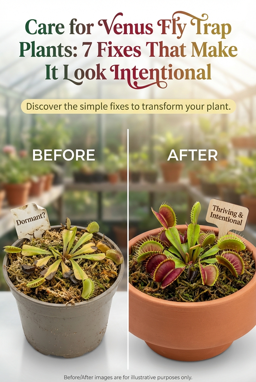 Care for Venus Fly Trap Plants: 7 Fixes That Make It Look Intentional - photo 5