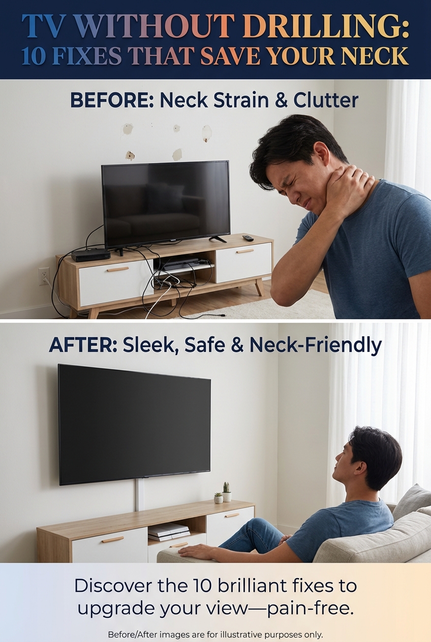 TV Without Drilling: 10 Fixes That Save Your Neck - photo 5