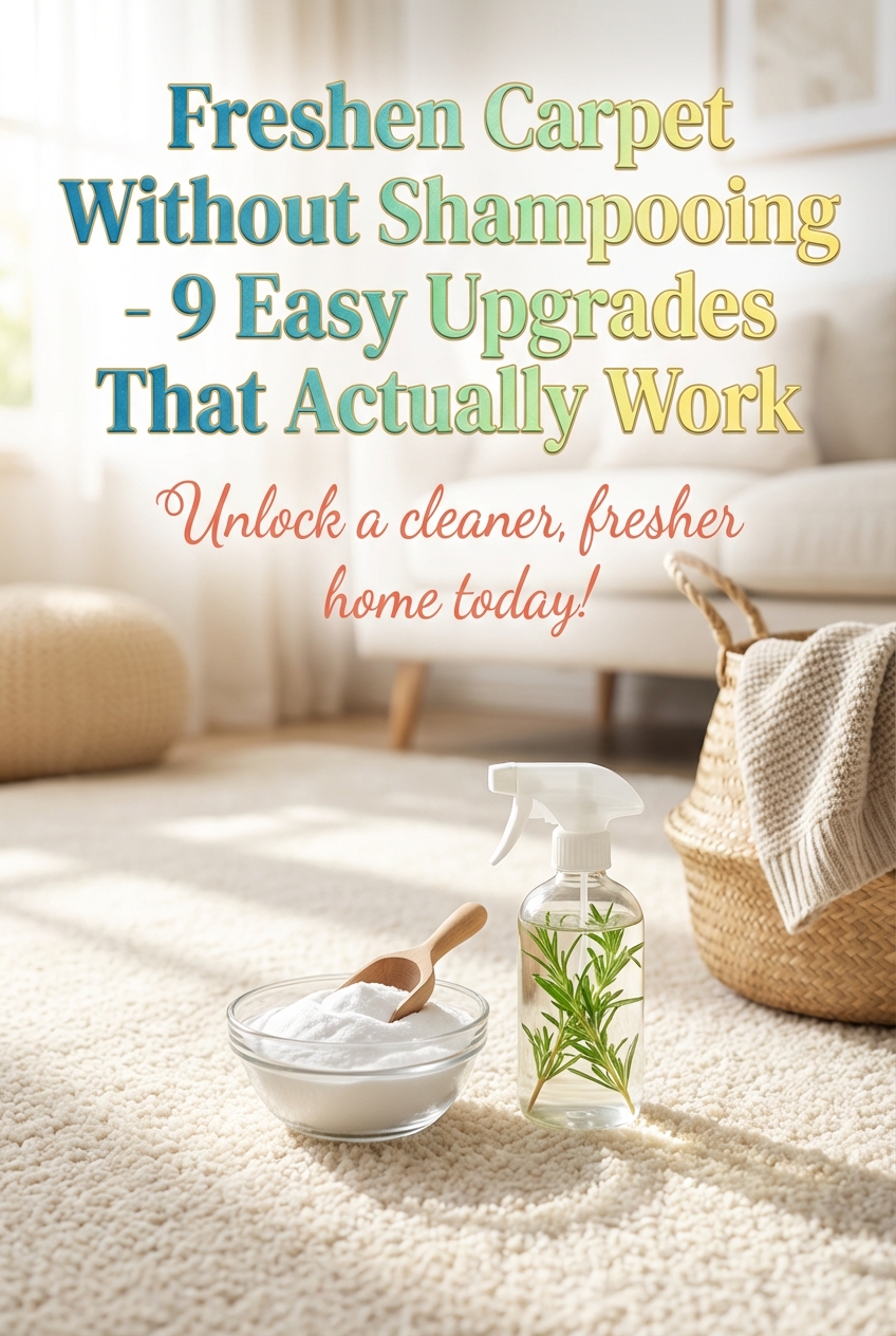 Freshen Carpet Without Shampooing – 9 Easy Upgrades That Actually Work - photo 2