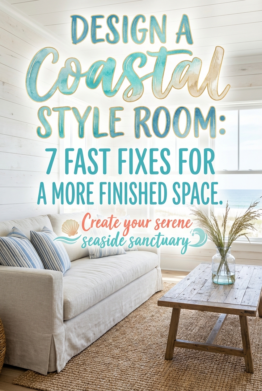 Design a Coastal Style Room: 7 Fast Fixes for a More Finished Space - photo 2