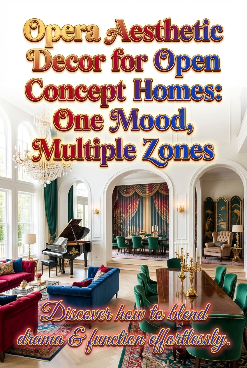Opera Aesthetic Decor for Open Concept Homes: One Mood, Multiple Zones - photo 2