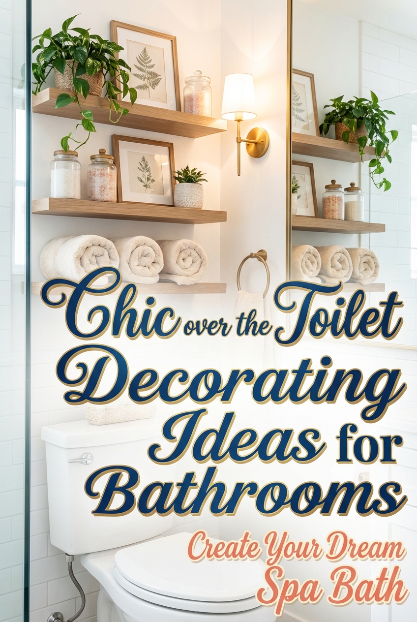 Chic over the Toilet Decorating Ideas for Bathrooms - photo 2