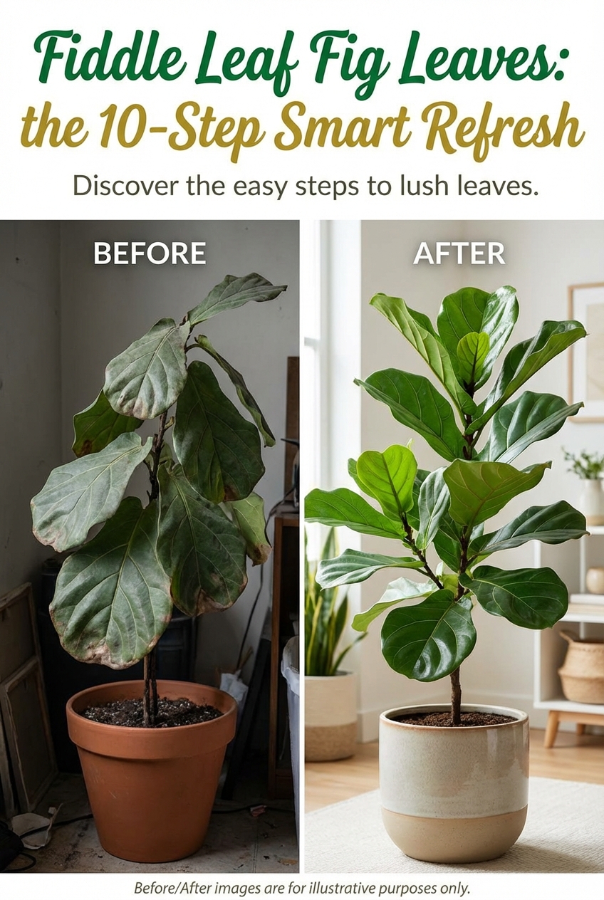 Fiddle Leaf Fig Leaves: the 10 – Step Smart Refresh - photo 5