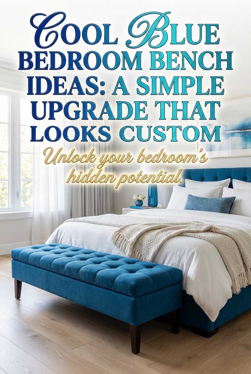 Cool Blue Bedroom Bench Ideas: A Simple Upgrade That Looks Custom - photo 2