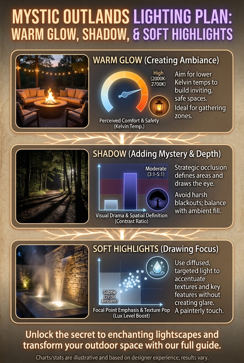 Mystic Outlands Lighting Plan: Warm Glow, Shadow, and Soft Highlights - photo 3