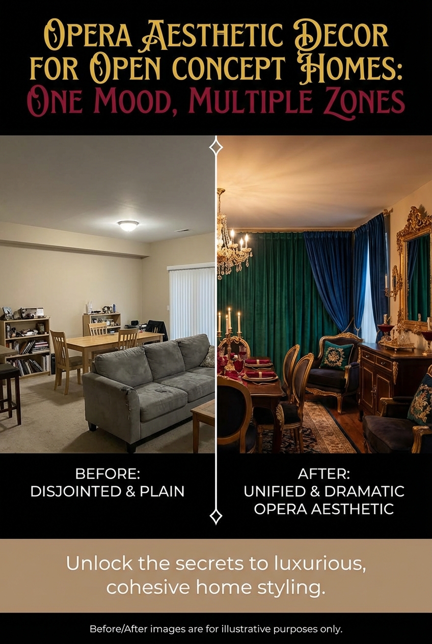 Opera Aesthetic Decor for Open Concept Homes: One Mood, Multiple Zones - photo 5