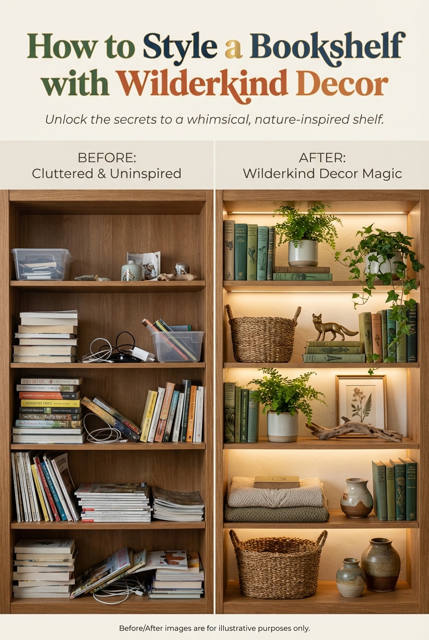How to Style a Bookshelf with Wilderkind Decor - photo 5