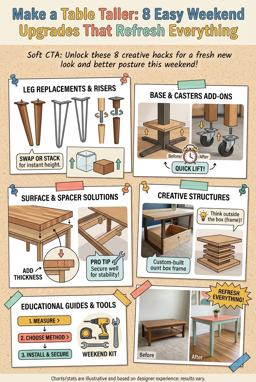 Make a Table Taller: 8 Easy Weekend Upgrades That Refresh Everything - photo 4