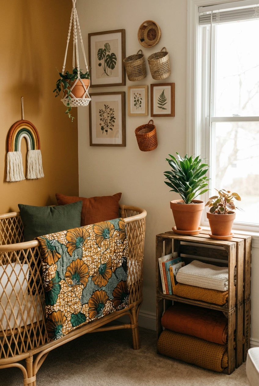 Budget Afrohemian Nursery Decor: 10 High-Impact Updates Under $300